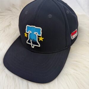 Philadelphia 76ers NBA Cap featuring a bold embroidered Liberty Bell